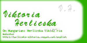 viktoria herlicska business card